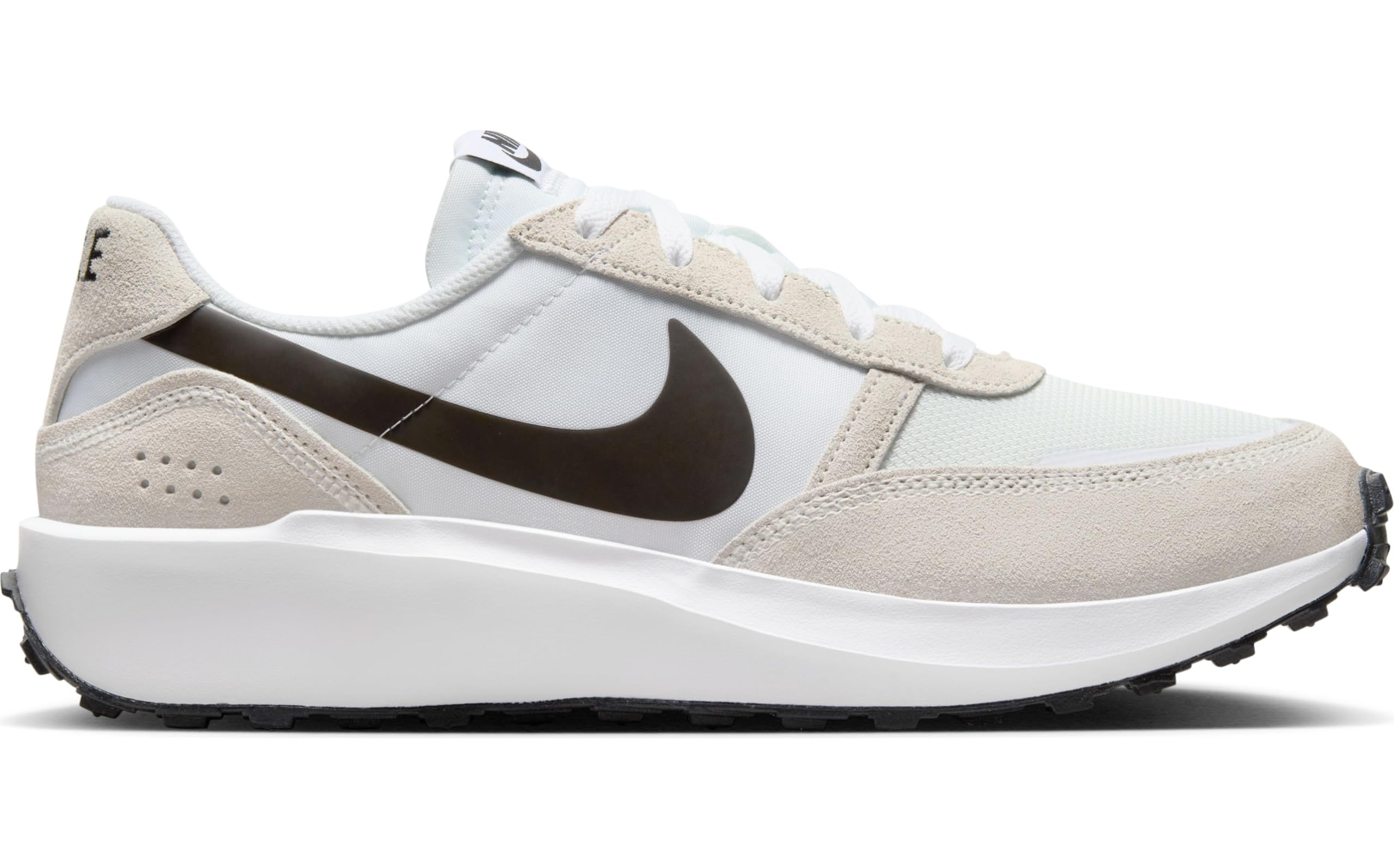 Nike Waffle Debut Men's Running Shoes - White/Black-Phantom-Summit White (FJ4195-100) Size 9 | Lightweight Comfort for Jogging, Gym & Casual Wear
