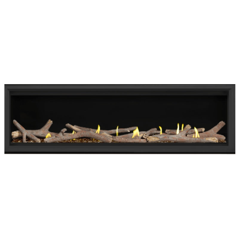 Napoleon Vector 62 Linear Direct Vent Gas Fireplace - LV62N | Modern Indoor Heating Solution for Living Rooms & Bedrooms | Energy Efficient & Stylish Home Decor
