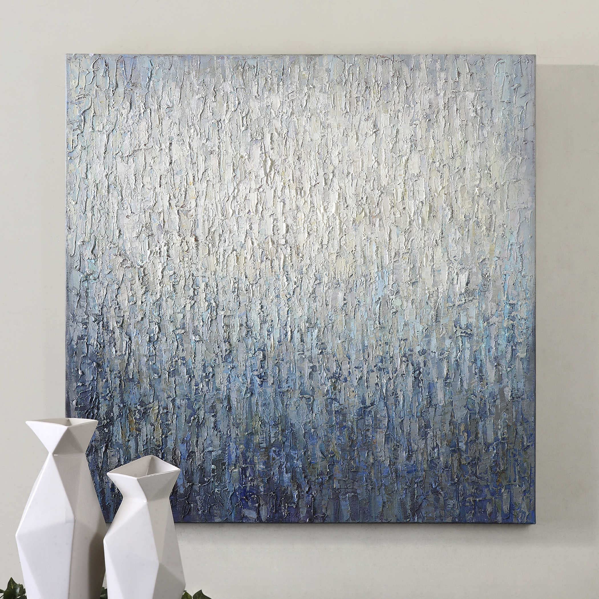 Hand Painted Rustic Wall Art - Uttermost 42511 Outside The Window Painting - 36x36 Inches - Perfect for Living Room, Bedroom & Farmhouse Decor