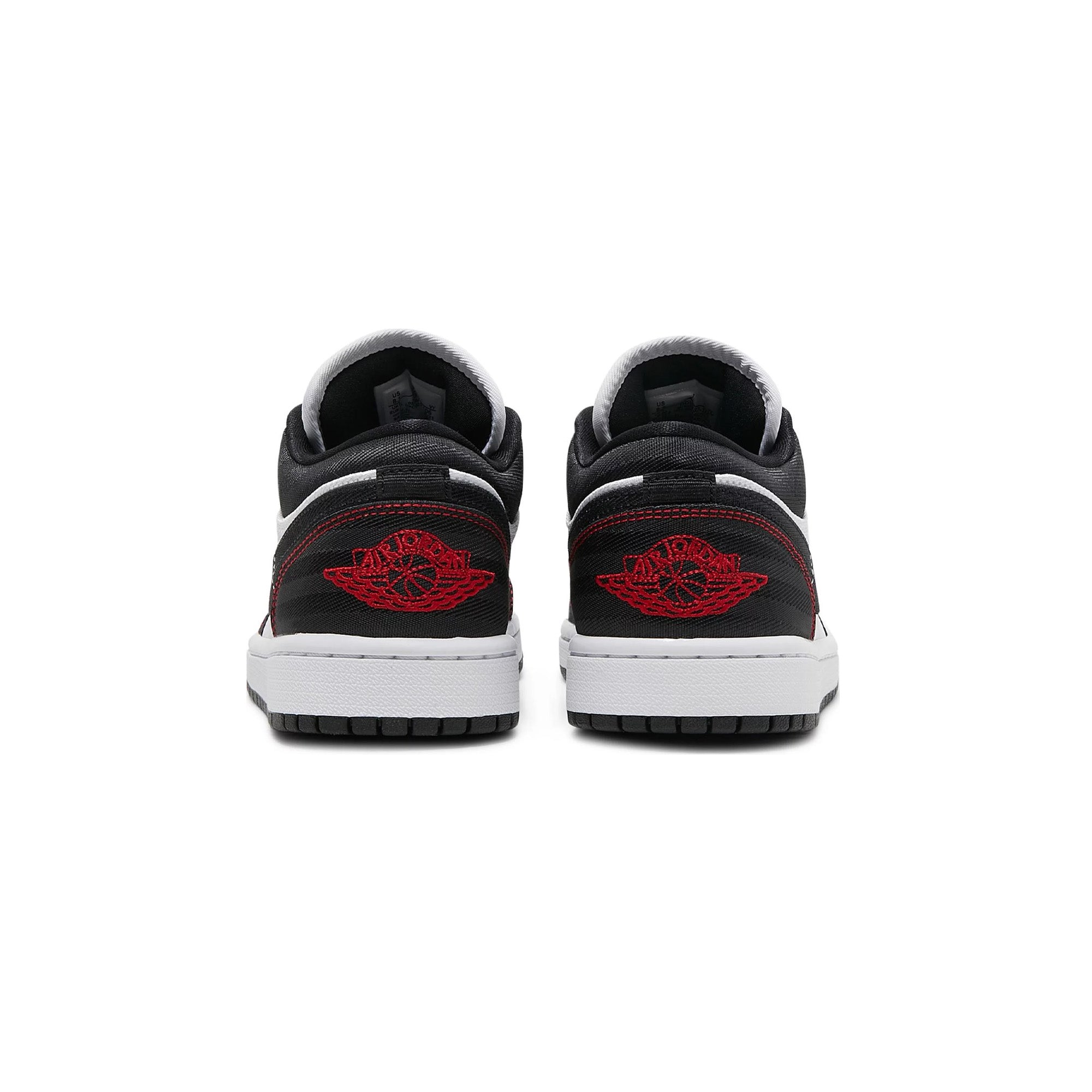 Air Jordan 1 Low SE Utility Sneakers - White Black Gym Red Women's Shoes (2021) | Casual Wear, Gym Training & Street Fashion