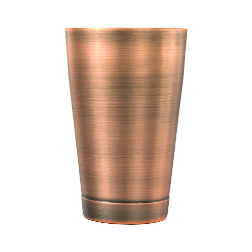 Barfly by Mercer M37007ACP 18 oz Stainless Steel Cocktail Shaker Tin - Antique Copper Finish for Bartenders & Home Mixologists | Perfect for Mojitos, Margaritas & Craft Cocktails