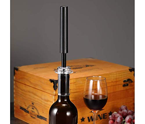 Premium Electric Air Pump Wine Bottle Opener Set - Includes Foil Cutter, Vacuum Sealer Stopper & Aerator Pourer for Red & White Wines | Perfect for Home Bars, Dinner Parties & Wine Tasting Events