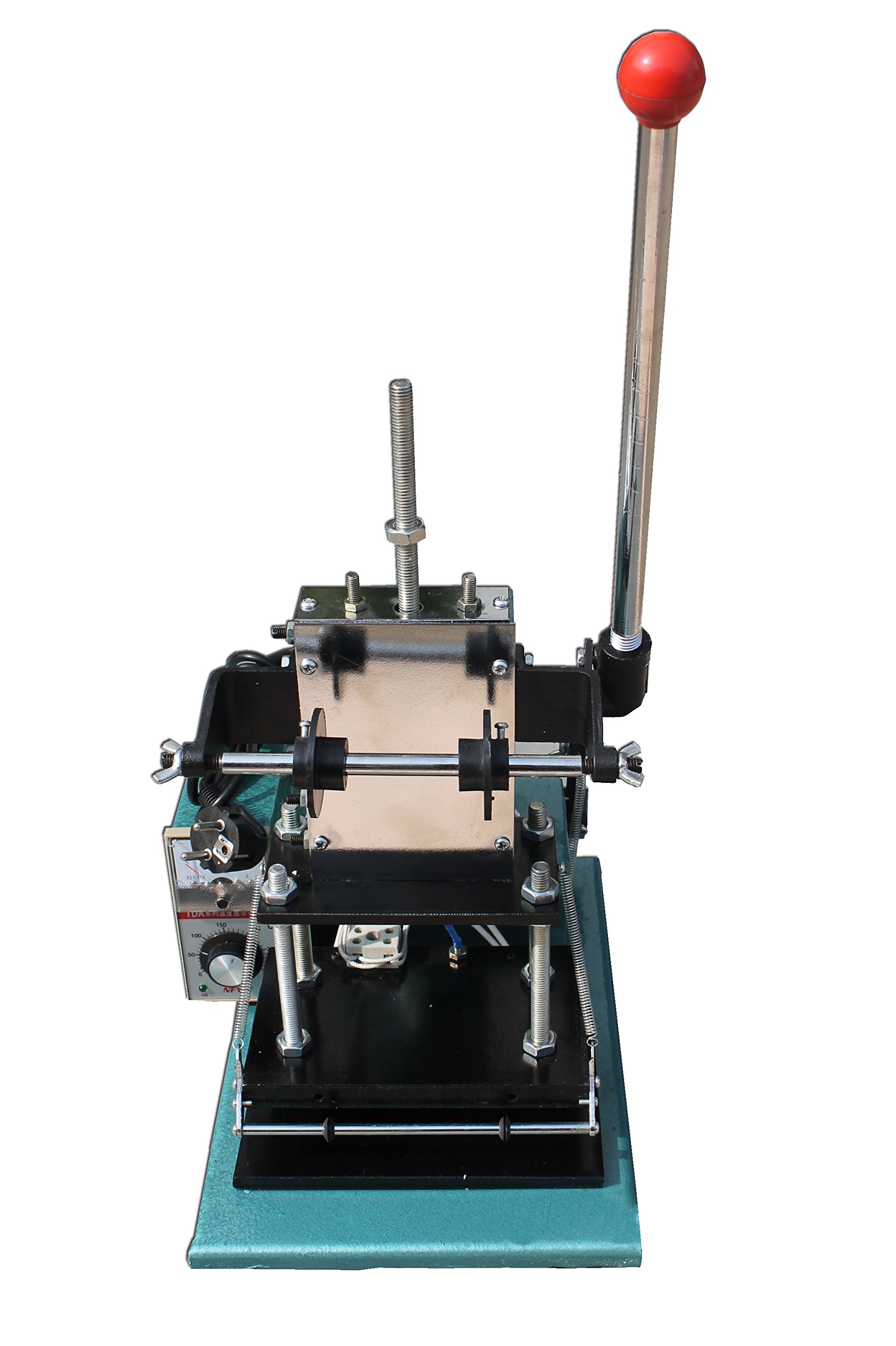 TechTongda 4.5x7 Inch Hot Gold Foil Embossing Machine for Leather, Paper, Fabric - Perfect for Logo Stamping, Branding & DIY Crafts