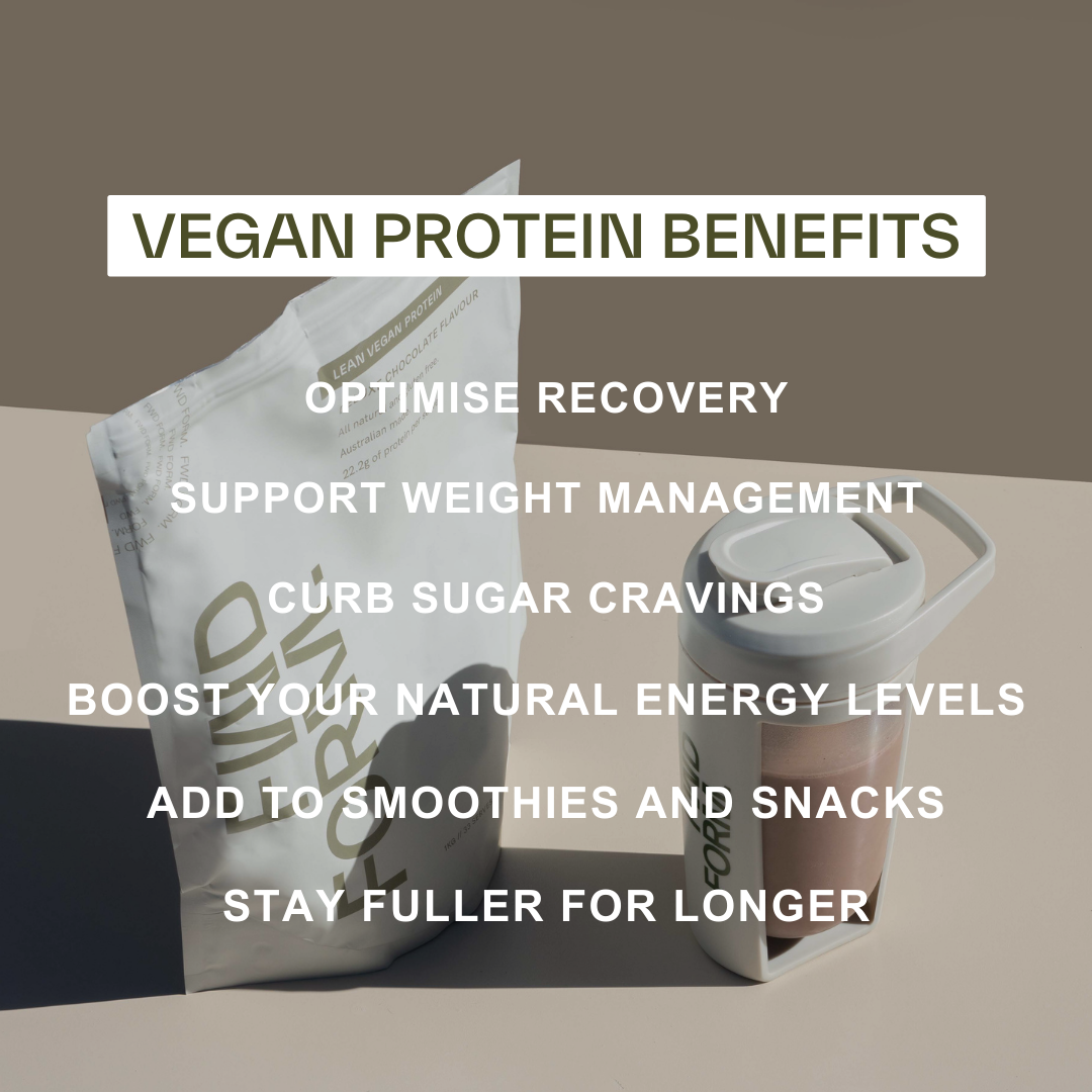 Lean Vegan Protein Powder - Plant-Based Protein Supplement for Muscle Recovery & Weight Loss | Ideal for Smoothies, Baking & Post-Workout Nutrition