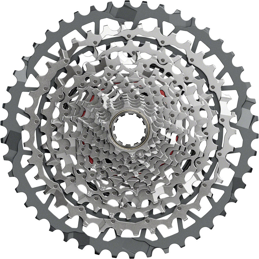 SRAM Rival XPLR XG 1351 Cassette - 13-Speed 10-46T Bike Cassette for XDR Driver Body | Silver E1 Finish | Compatible with Gravel & Road Bikes | Perfect for Off-Road Cycling & Endurance Rides