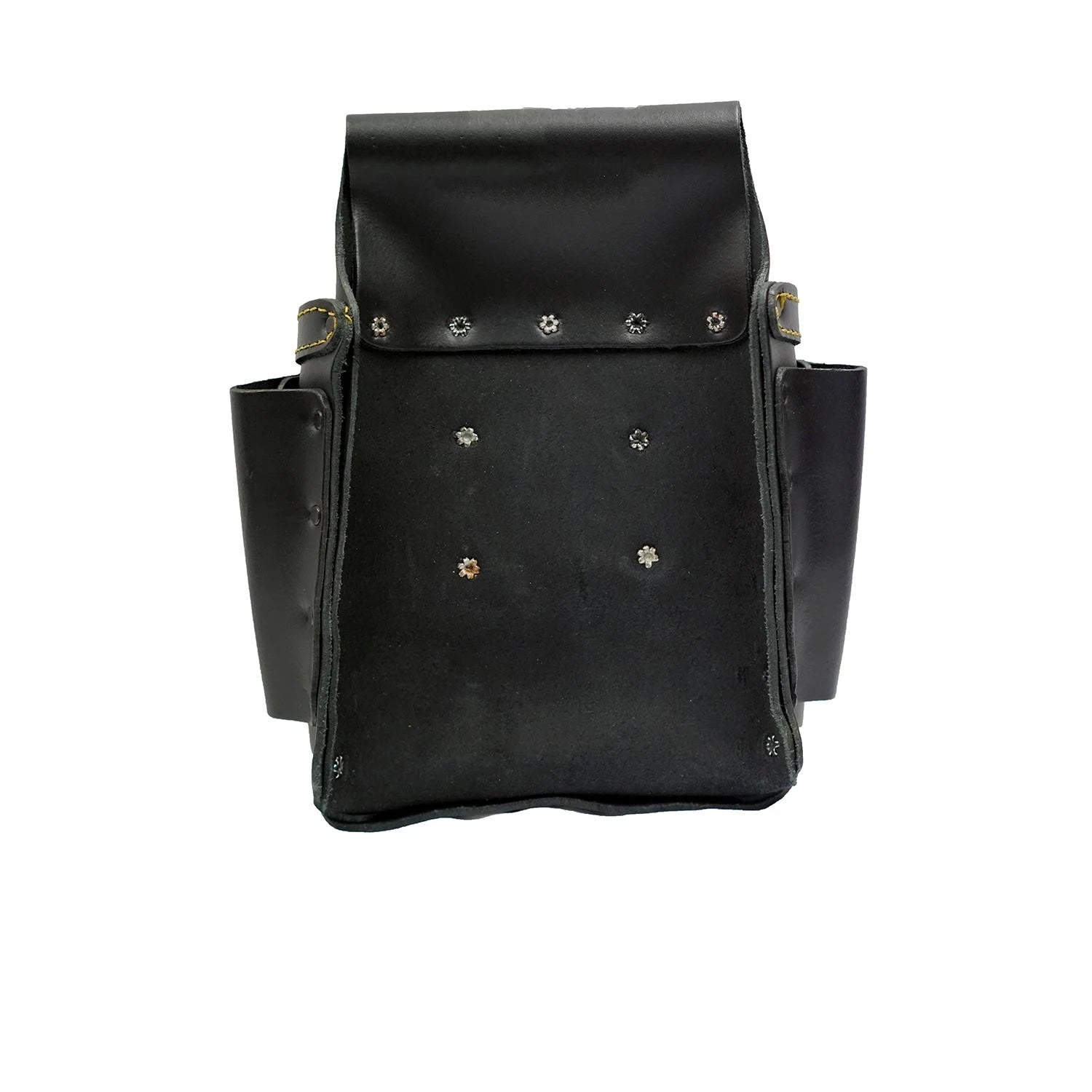 DeWalt DG5421 Heavy Duty Leather Electrician's Tool Pouch with 8 Pockets - Perfect for Electricians, Contractors & DIY Home Repairs