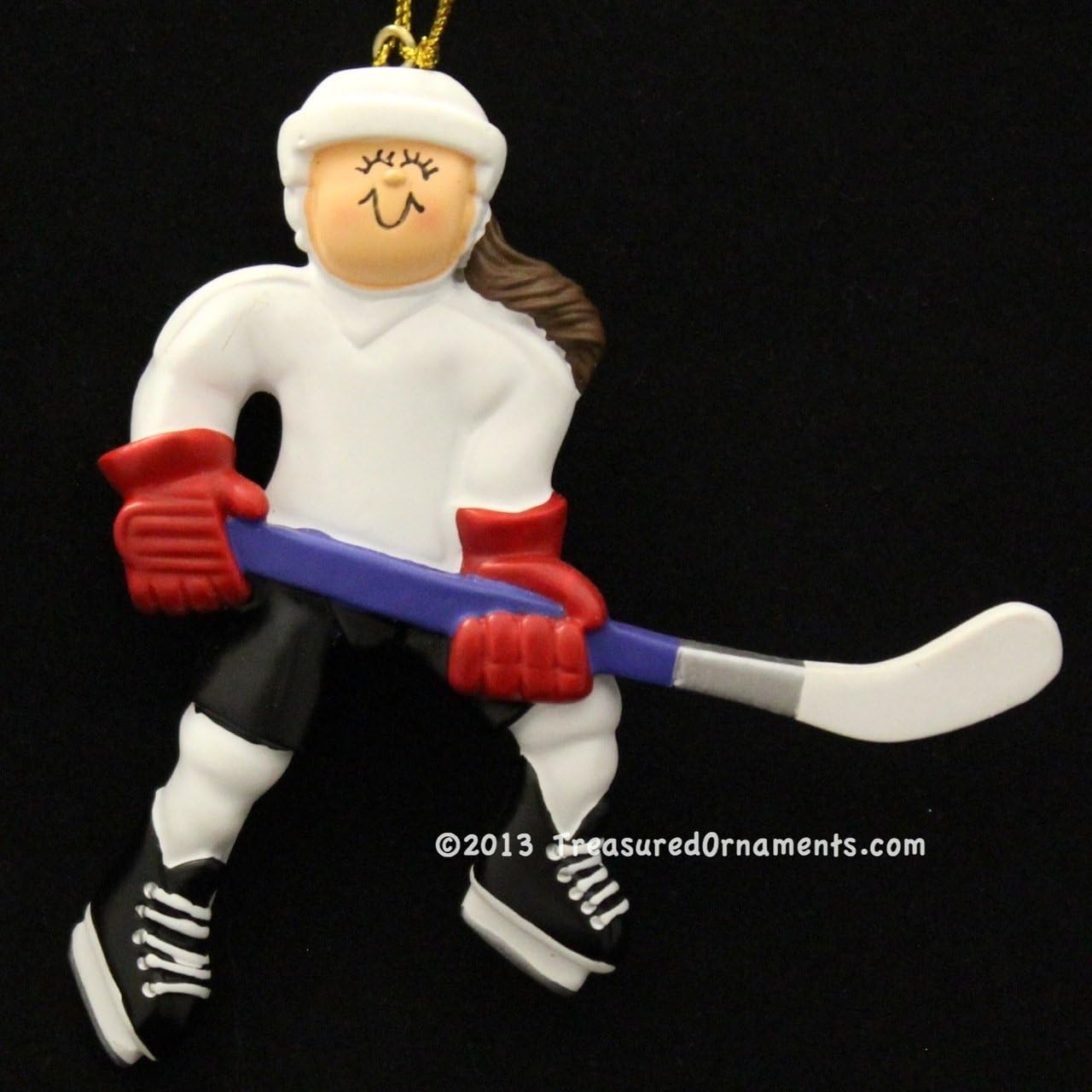Professional Ice Hockey Player - Female Brunette Action Figure | Collectible Sports Memorabilia for Fans & Gifts | Perfect for Display, Games & Hockey Enthusiasts