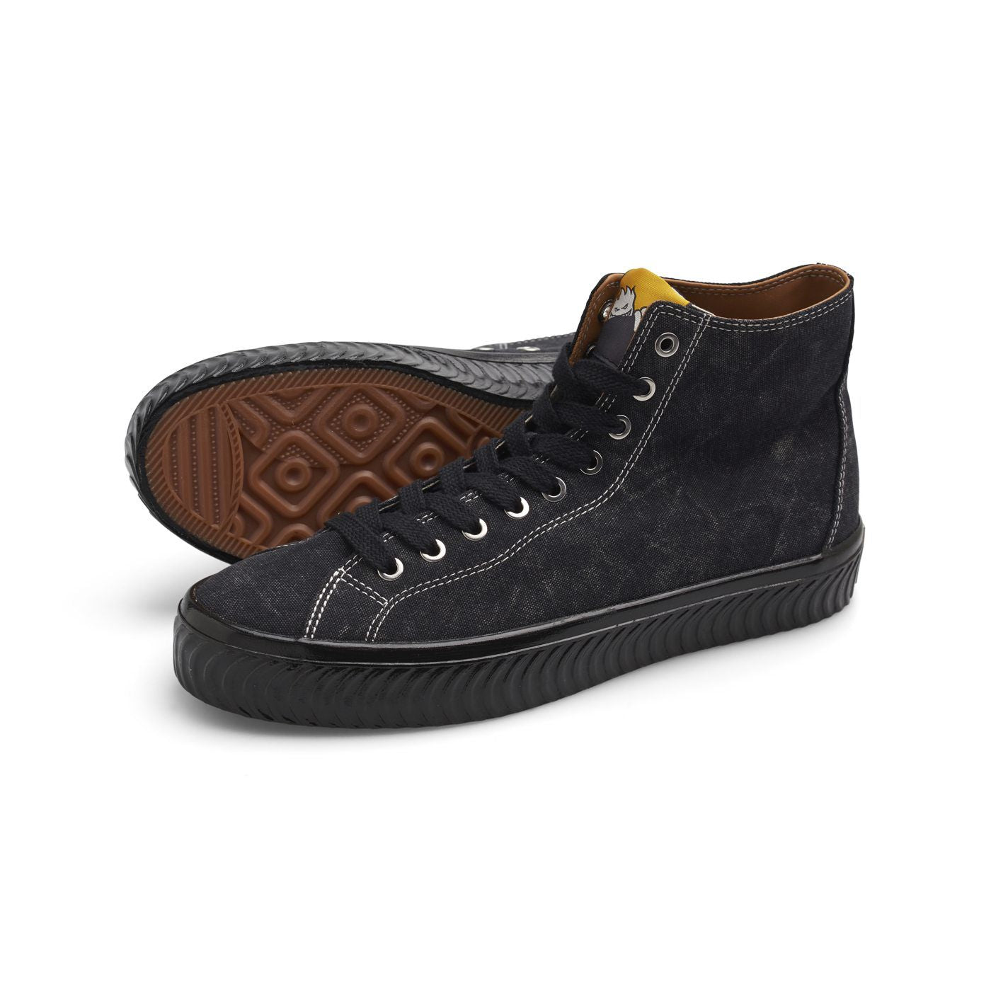 Last Resort AB VM003 Canvas Spitfire Sneakers - Black/Black | Retro Skate Shoes for Men & Women | Perfect for Streetwear & Casual Outfits