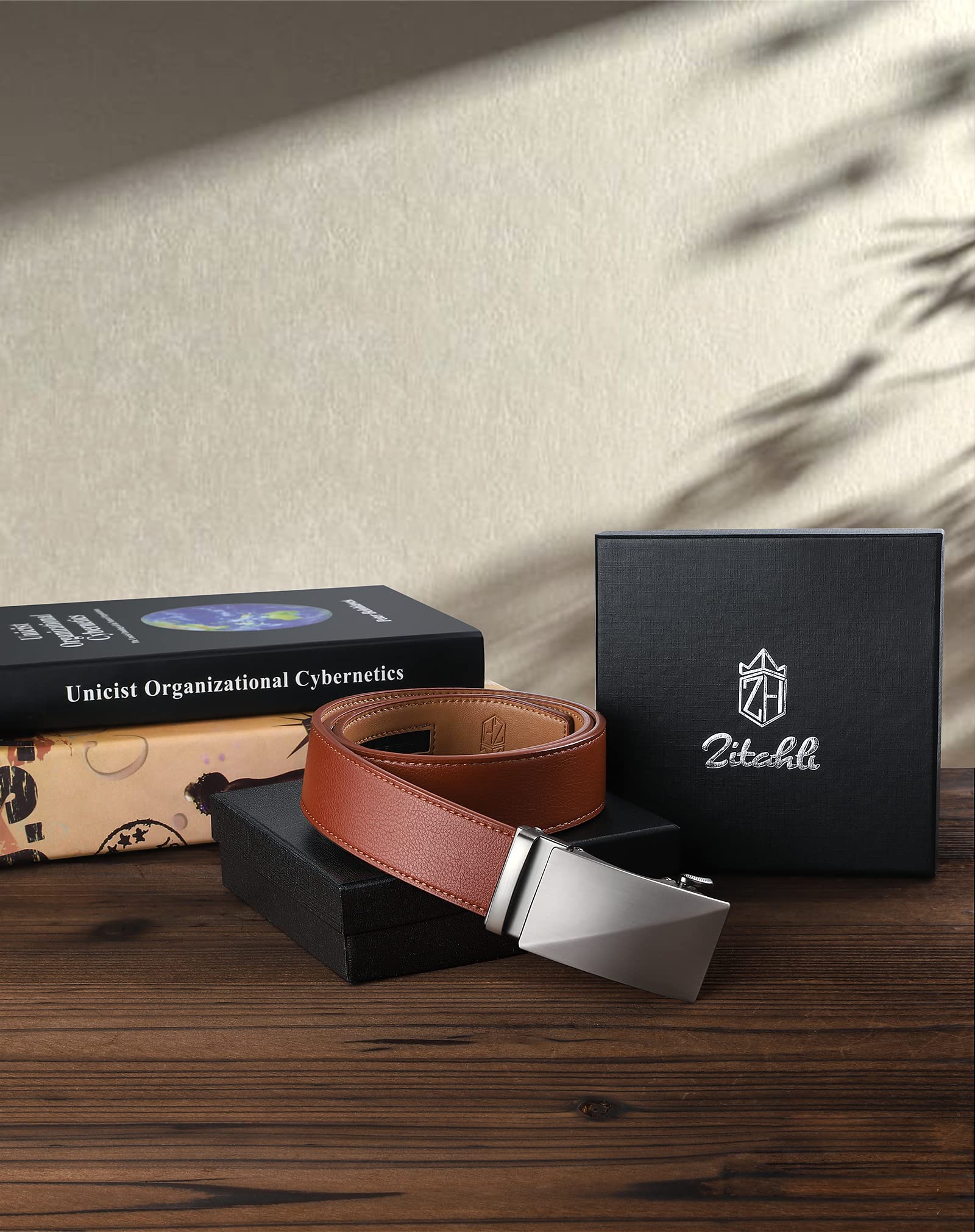 Premium Men's Ratchet Dress Belt - 1 3/8