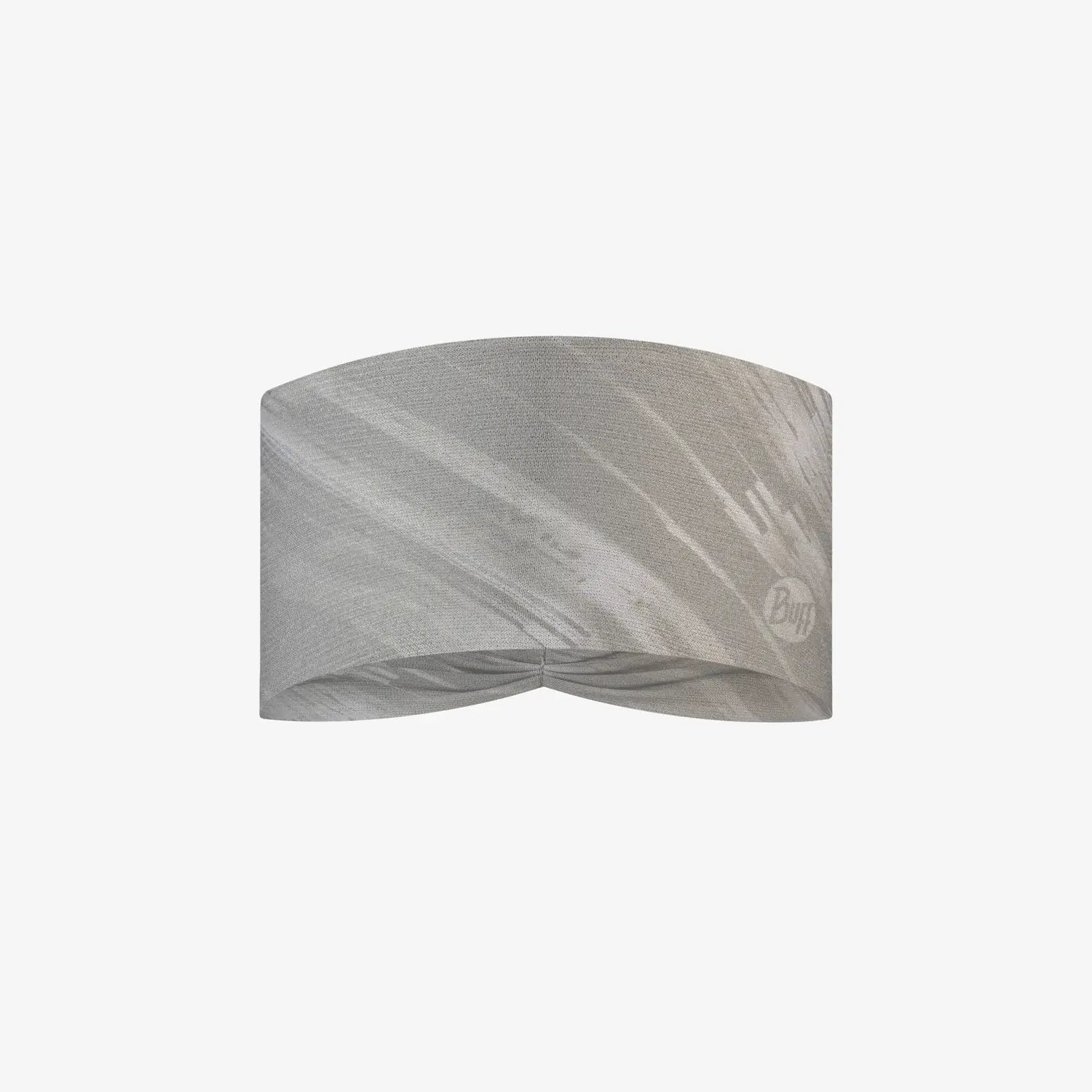 BUFF Coolnet UV+ Ellipse Headband - Moisture Wicking, Sun Protection Headwear for Running, Cycling & Outdoor Sports (Light Grey)