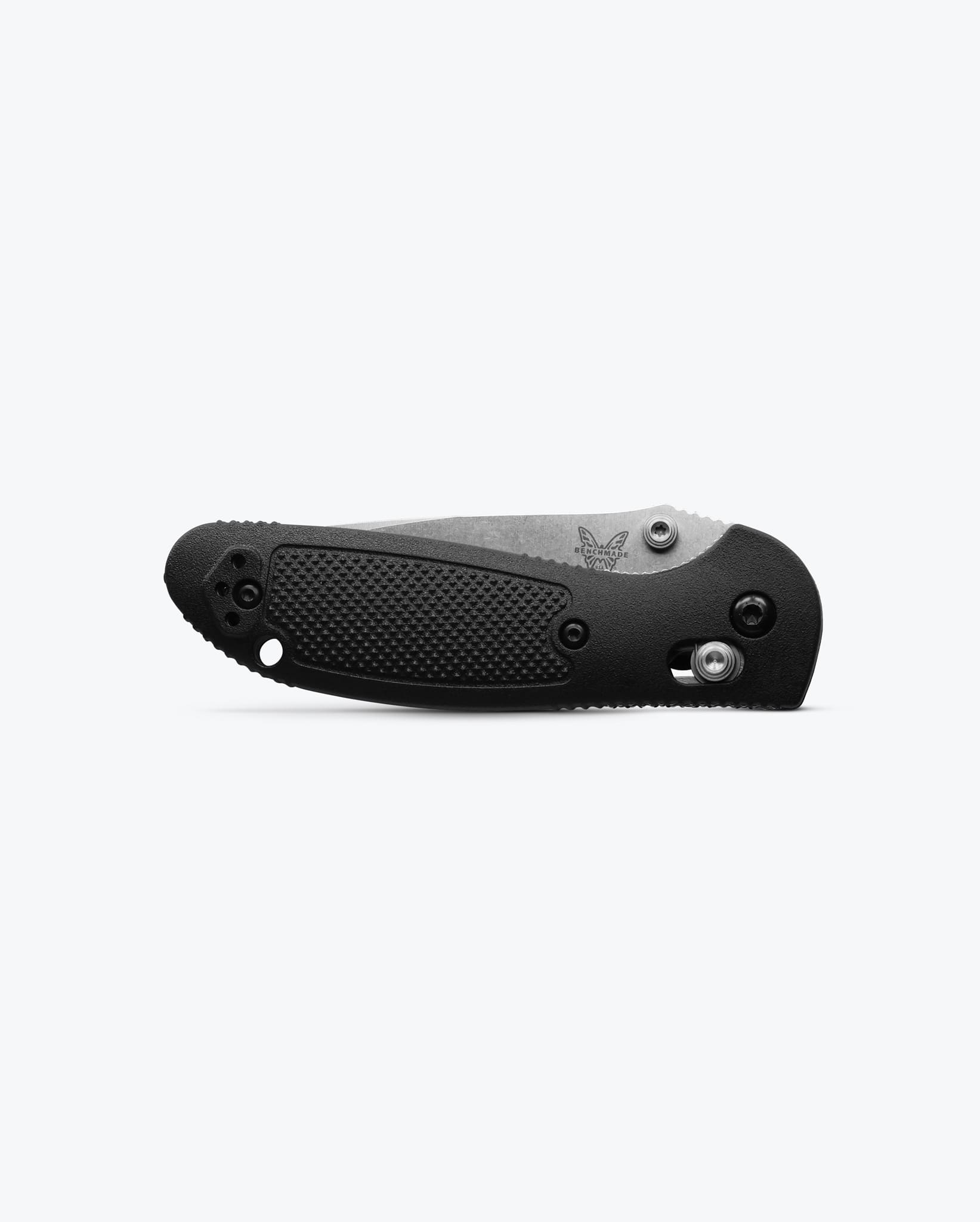 Benchmade Mini Griptilian Folding Knife - Black Grivory Handle, Drop Point Blade - EDC Pocket Knife for Outdoor, Camping & Everyday Carry