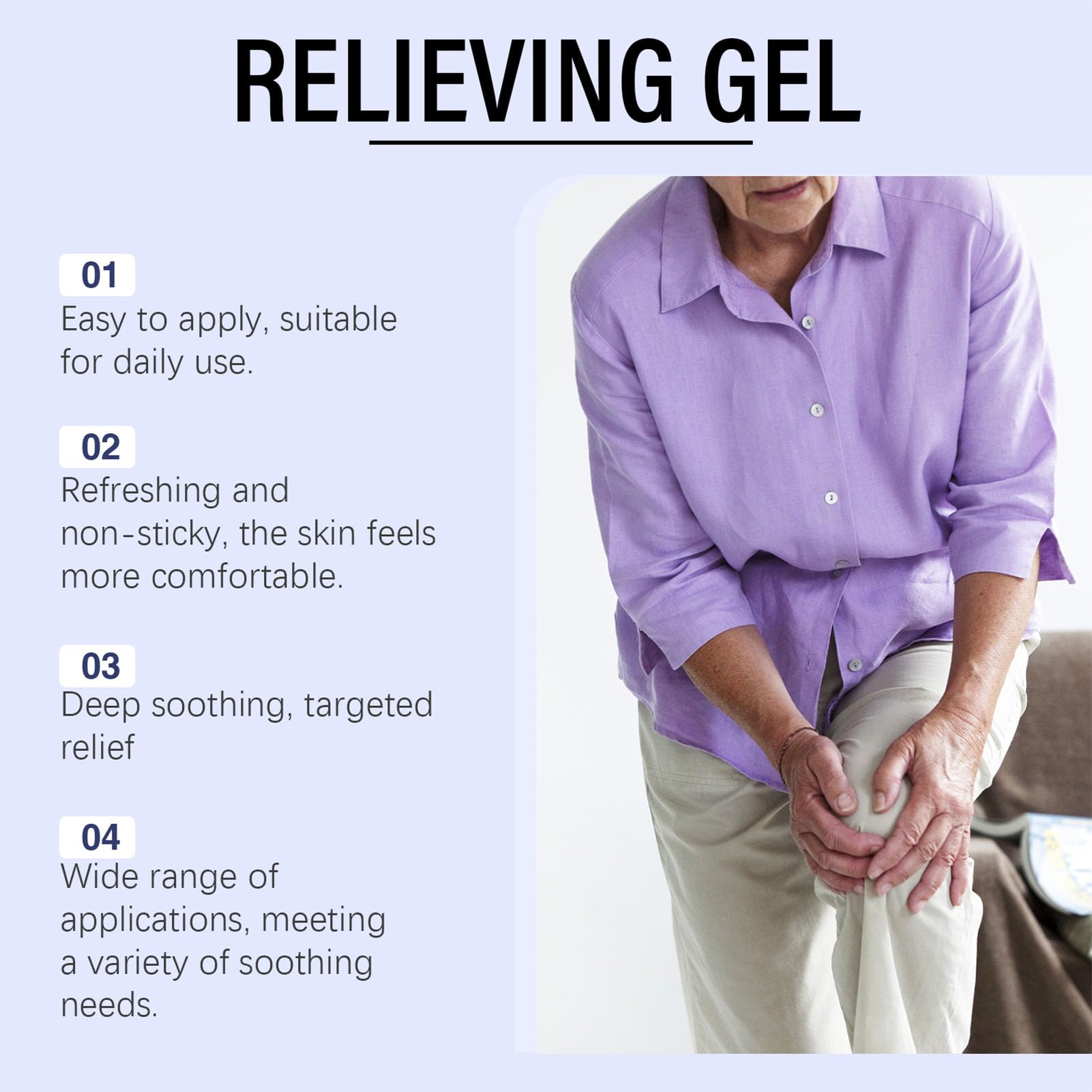 Cooling Muscle Relief Gel for Athletes - Soothing Sports Recovery Lotion with Menthol for Sore Muscles & Joint Pain - Post-Workout, Yoga & Fitness Recovery Gel for Men & Women