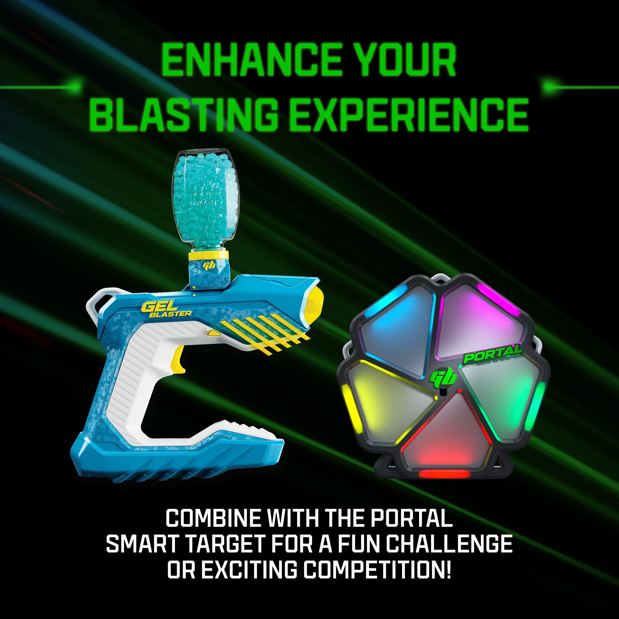 Gel Blaster Piranha - Waterproof Splat Ball Gun with Eco-Friendly Water Beads | 100+ Foot Range Automatic Blaster for Outdoor Games, Backyard Battles & Pool Parties | Perfect for Teens Ages 14+ | Great for Team Building, Birthday Parties & Summer Fun