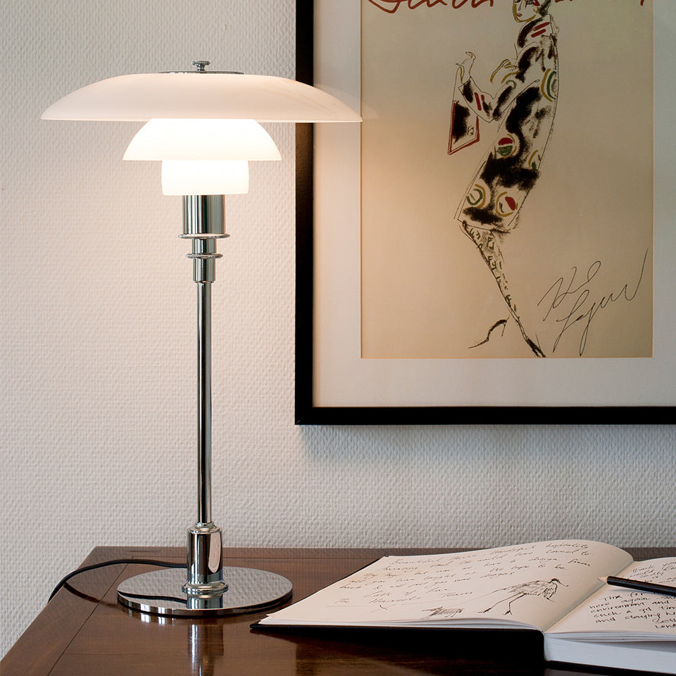 PH 3/2 Table Lamp - Modern Scandinavian Design LED Desk Light for Home Office, Bedroom & Living Room - Perfect for Reading, Working & Ambient Lighting