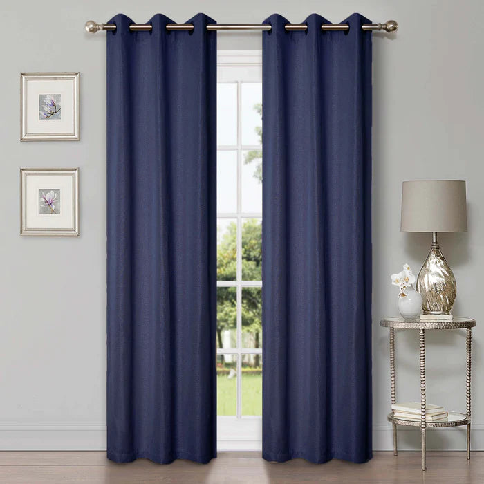 Premium Blackout Curtains for Bedroom - Linen Washable Room Darkening Window Drapes Panel Set (2 Panels) - Noise Reducing & Thermal Insulated for Better Sleep & Home Decor