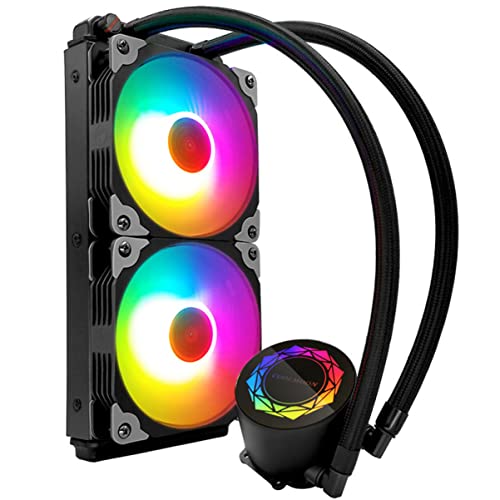 Mobestech RGB CPU Cooling Fan - High Performance PC Case Fan for Desktop Computer Cooling | Perfect for Gaming PCs, Workstations & Overclocking