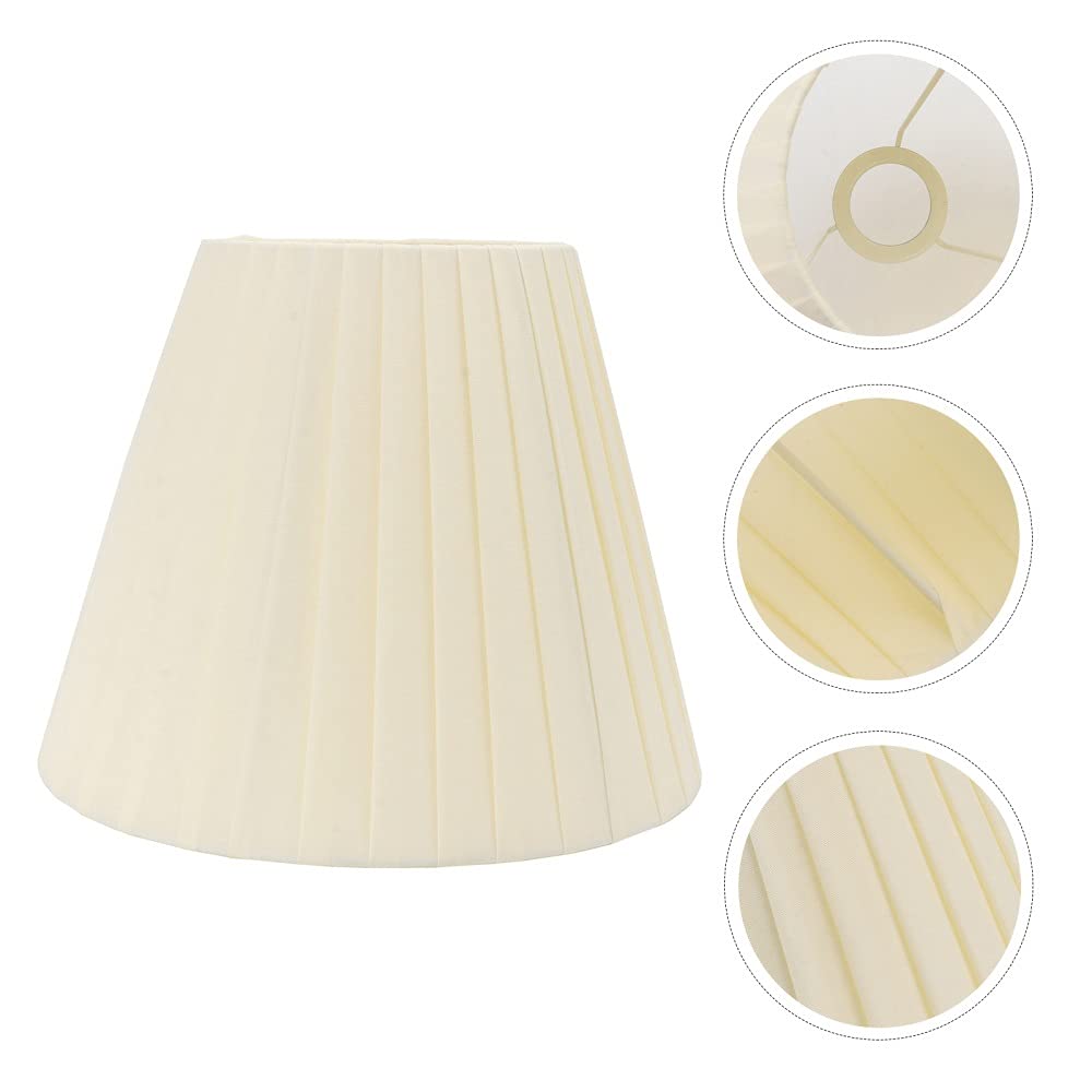 1pc Pleated Fabric Lampshade - DIY Creative Table Lamp Shade Accessory for Home Decor, Living Room, Bedroom & Office Lighting
