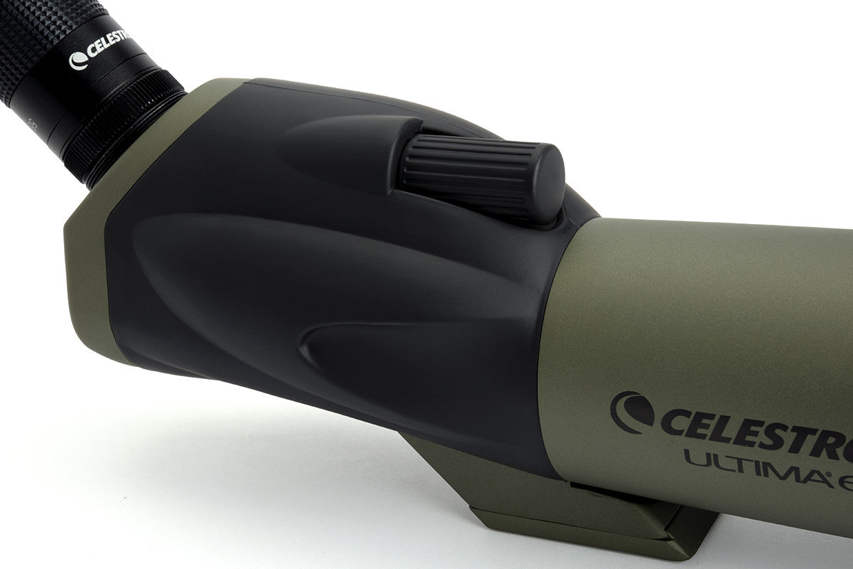 Ultima 18 55x65mm Angled Zoom Spotting Scope - High Power Magnification for Bird Watching, Hunting & Target Shooting | Waterproof & Fogproof Design for Outdoor Adventures