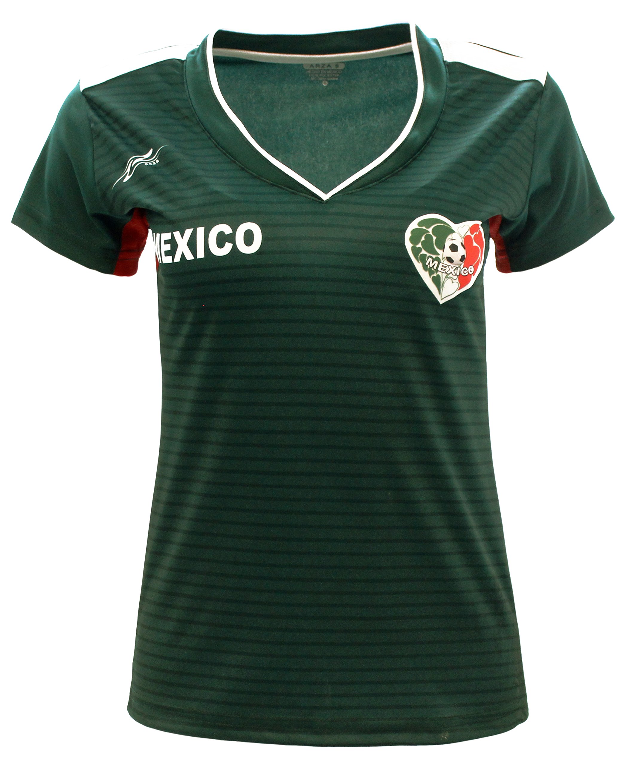 2018 Mexico Women's Soccer Jersey - Green Fan Apparel for Games, Parties & Sports Events