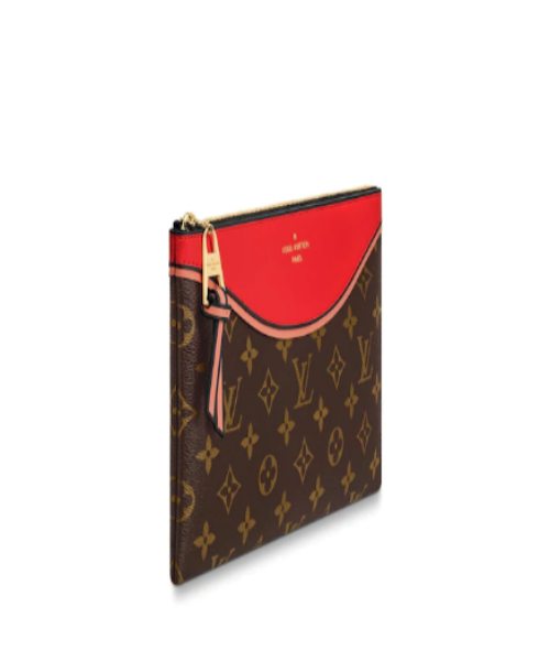 Authentic LV Pochette Tuileries Monogram Canvas Handbag in Kabuki Red | Luxury Crossbody Bag for Women | Perfect for Date Night & Evening Events