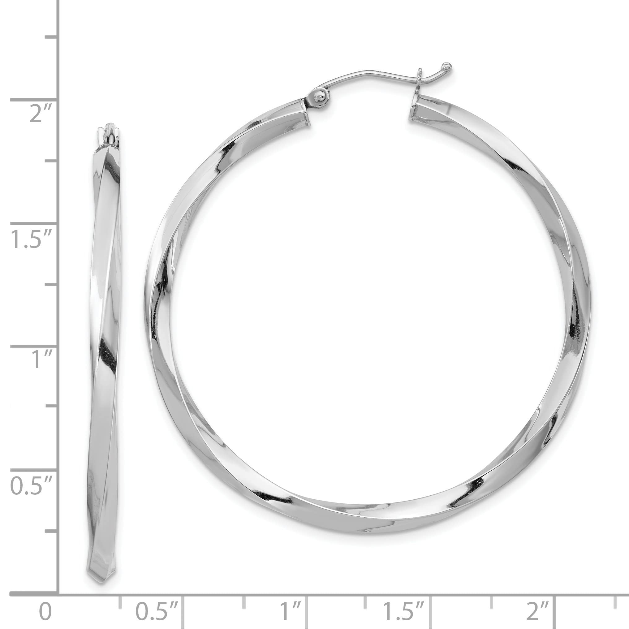 Sterling Silver 3MM Twisted Hoop Earrings for Women - Dainty & Elegant Jewelry Gift for Everyday Wear, Date Night & Special Occasions