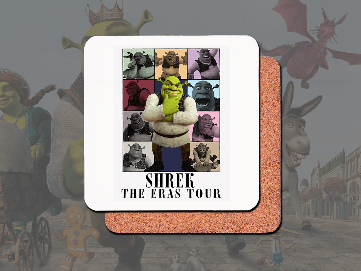 Shrek: The Eras Tour Coffee Mug - Funny Movie Collector's Cup for Fans - Perfect for Home, Office & Gifts