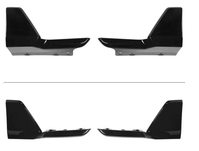 BMW G05 X5 Rear Bumper Lip Spoiler (2019-2023) - MP Style Gloss Black ABS Diffuser - Enhance Your SUV's Sporty Look for Street & Show Car Scenes