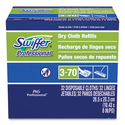 Swiffer Sweeper Dry Disposable Refill Cloths - 32 Count (1 Box) | Dust & Dirt Cleaning for Hardwood Floors, Tile & Laminate | Quick & Easy Floor Cleaning Solution