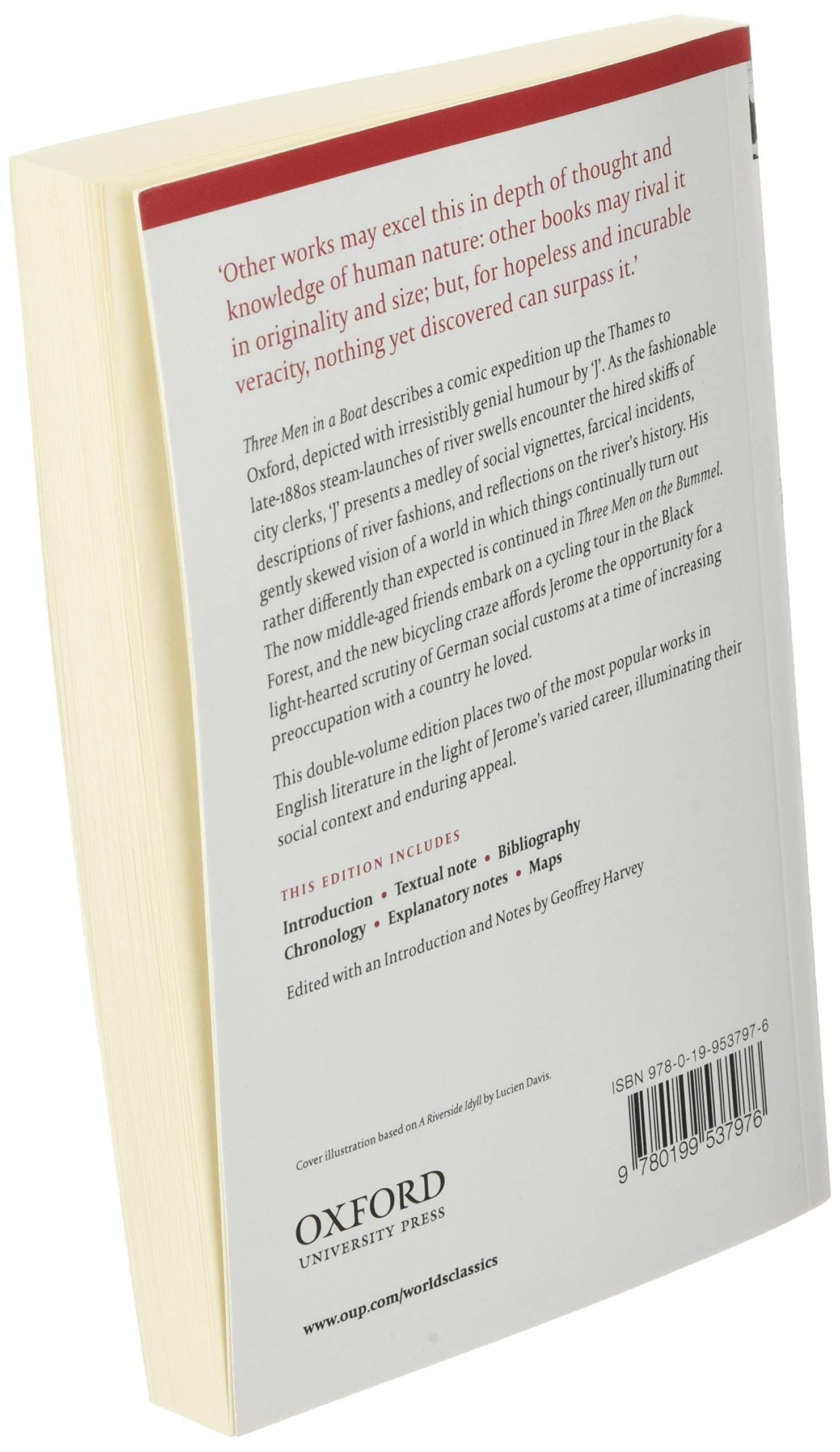 Three Men in a Boat & Three Men on the Bummel - Oxford World's Classics Edition | Classic British Humor & Travel Literature for Book Lovers & Collectors