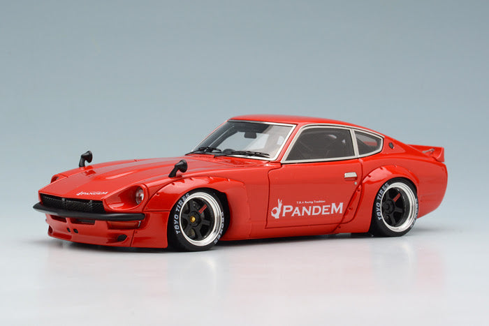 Nissan 240Z S30 Pandem Rocket Bunny Widebody Kit - Red Color Car Body Kit for Drifting & Street Racing | Perfect for JDM Enthusiasts & Car Shows