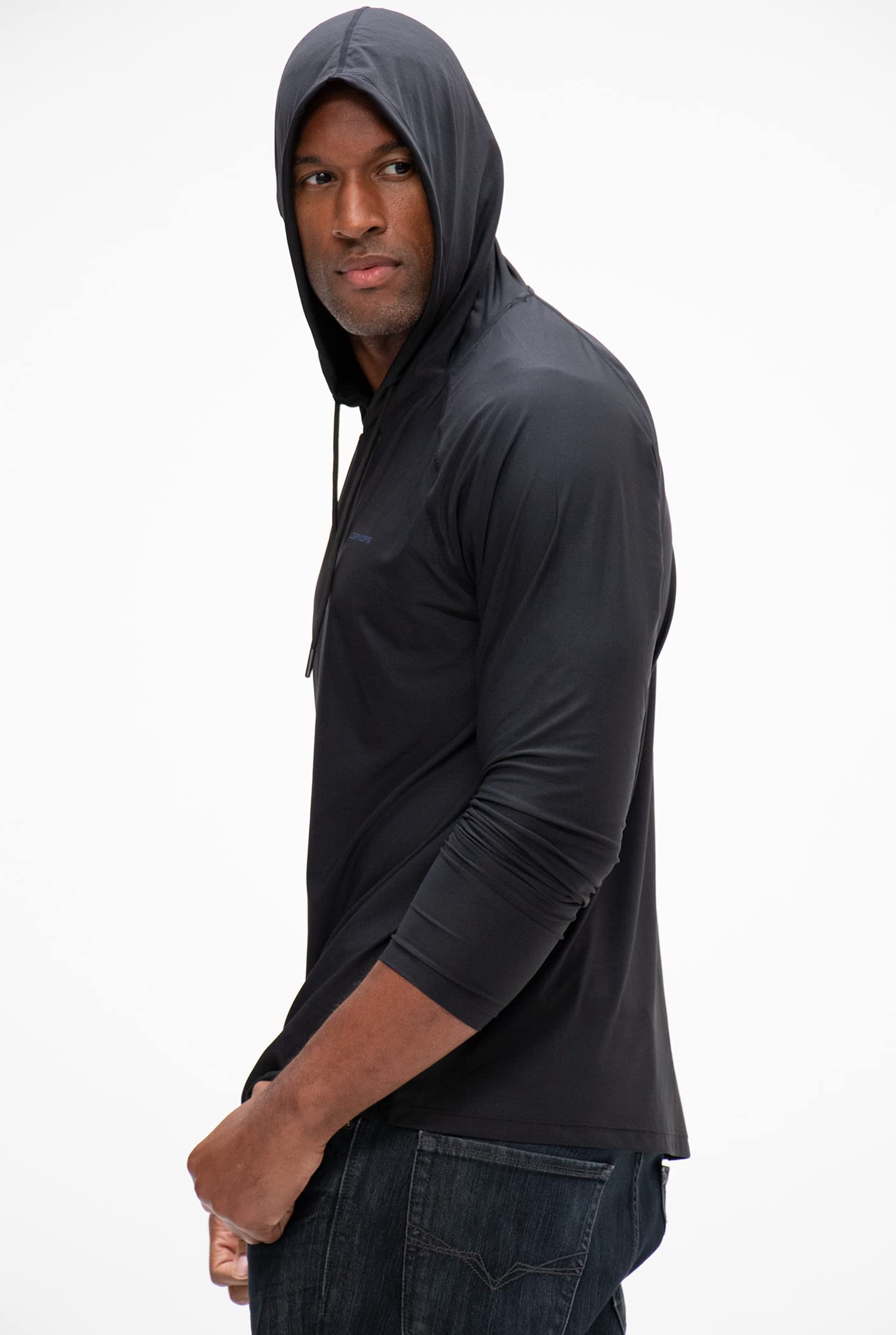 DEVOPS Men's Hoodie - Long Sleeve Pullover for Fishing, Hiking, Running & Workouts | Comfortable & Durable Outdoor Activewear for Casual Wear & Sports