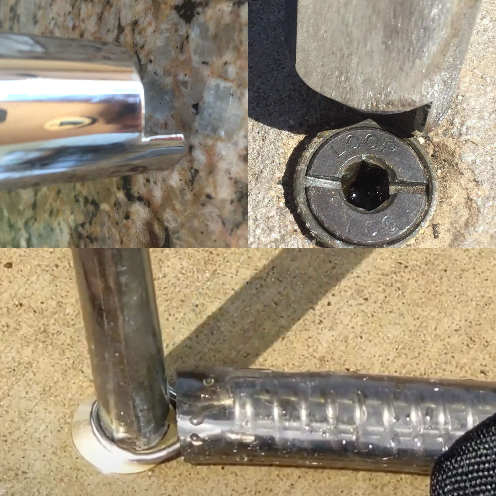 30 Inch Stainless Steel Spring Installation and Removal Rod Tool for Swimming Pool Safety Anchor Cover - Perfect for Pool Maintenance and Winterization