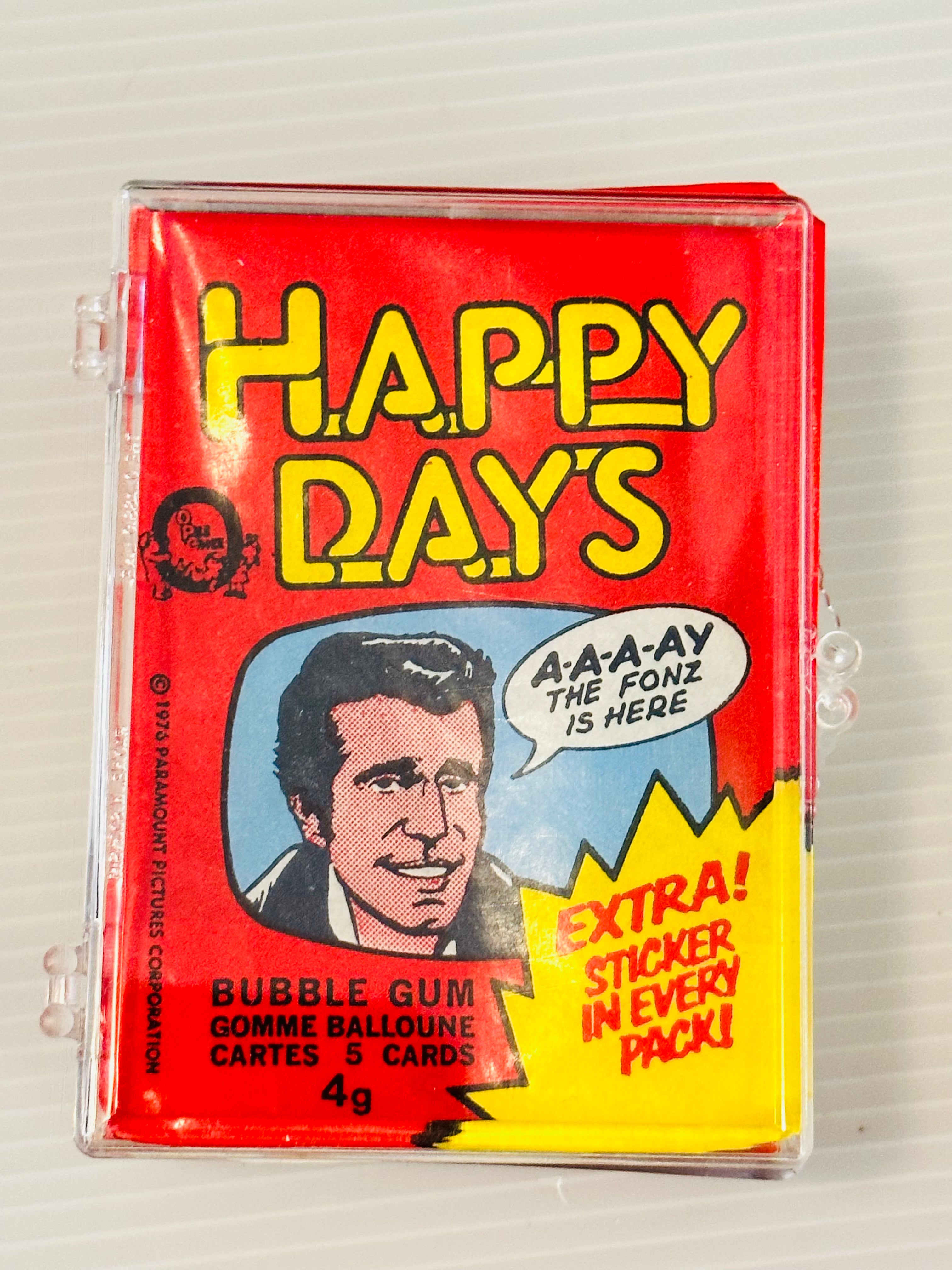Happy Days Series 2 OPC Canadian Rare Trading Cards Complete Set 1976 - Vintage Collectibles for TV Show Memorabilia Fans