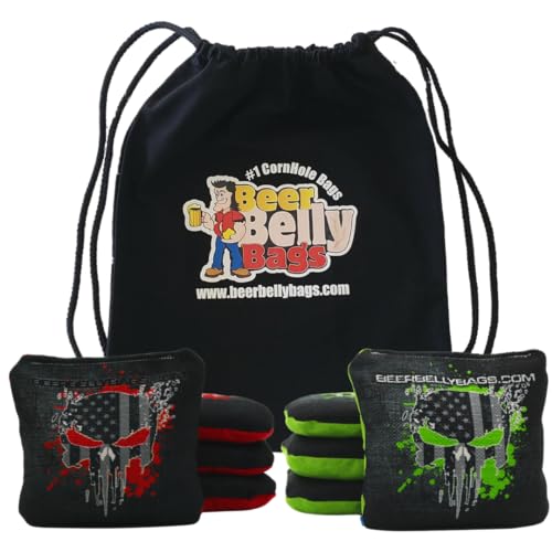 Red/Green Splatter Skulls