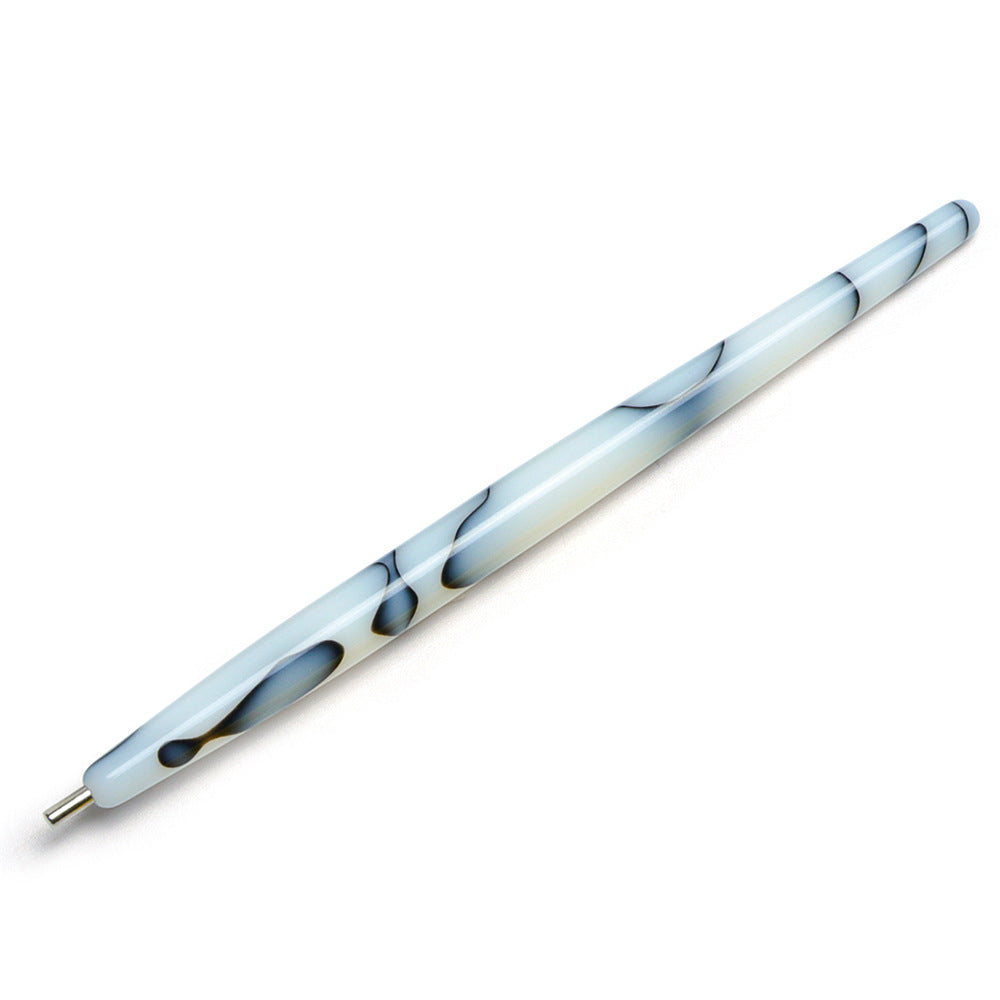 Magnetic Cat Eye Eyeliner Pen with Striped Handle - Precise Winged Liner Makeup Tool for Professional & Everyday Use