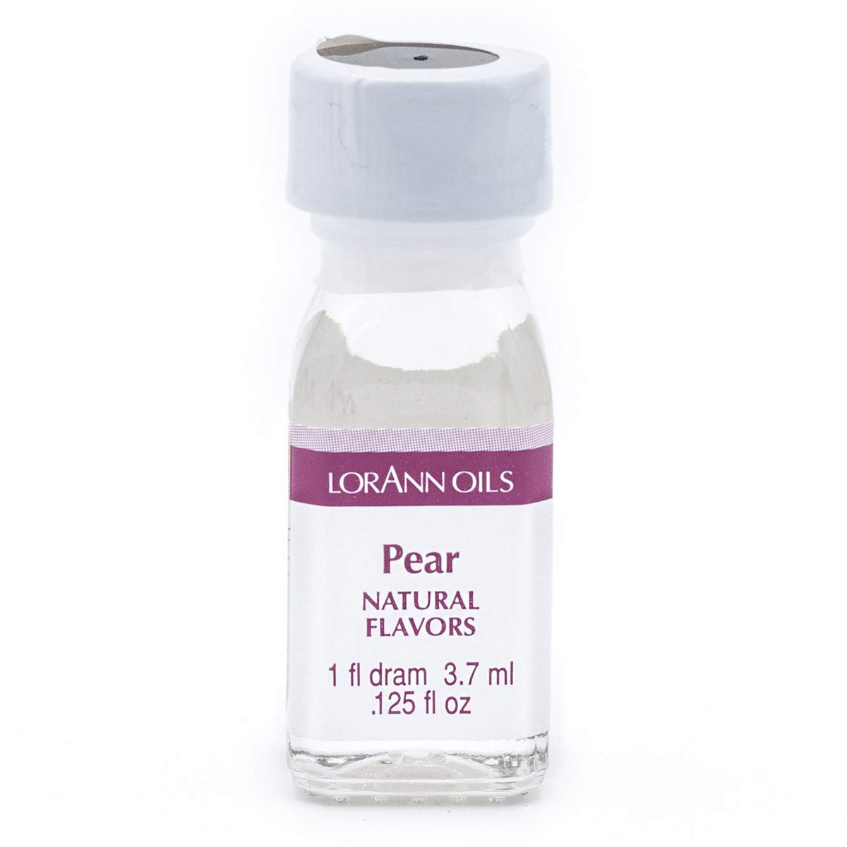 LorAnn Oils Super Strength Flavoring - Natural Pear Flavor for Candy Making, Baking, Hard Candy & Extracts - 4X Stronger Than Regular Extracts - Pack of 2 (0.125 fl oz) - Perfect for DIY Treats, Desserts & Homemade Candies