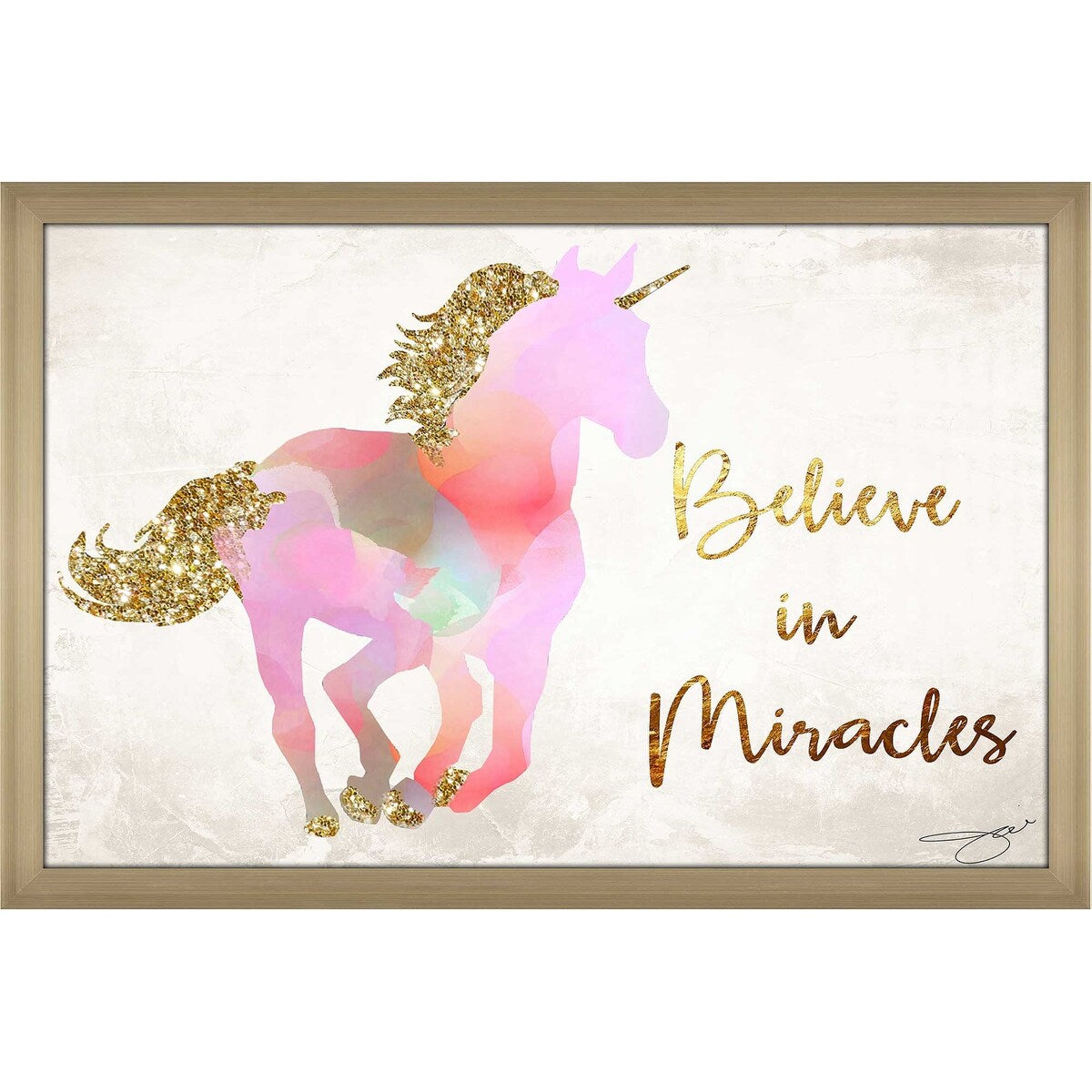 Believe in Miracles by Jodi - Inspirational Acrylic Wall Art Print - Perfect for Home Decor, Office & Gift Giving