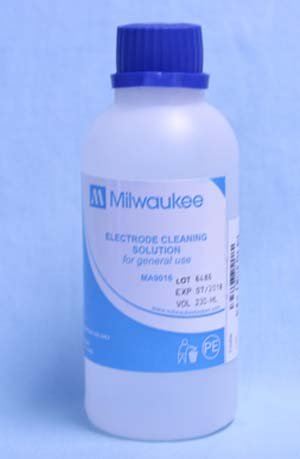 Milwaukee pH ORP Electrode Cleaning Solution 230 mL - Professional Maintenance for Water Quality Testing Equipment | Ideal for Laboratories, Aquariums & Industrial Use