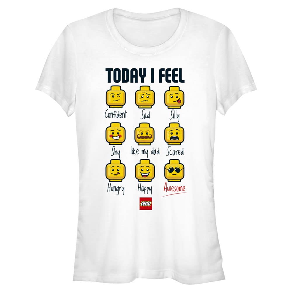 Fifth Sun Women's Lego Guy Junior Short Sleeve Graphic T-Shirt | Fun Pop Culture Tee for Casual Wear & Gift Giving