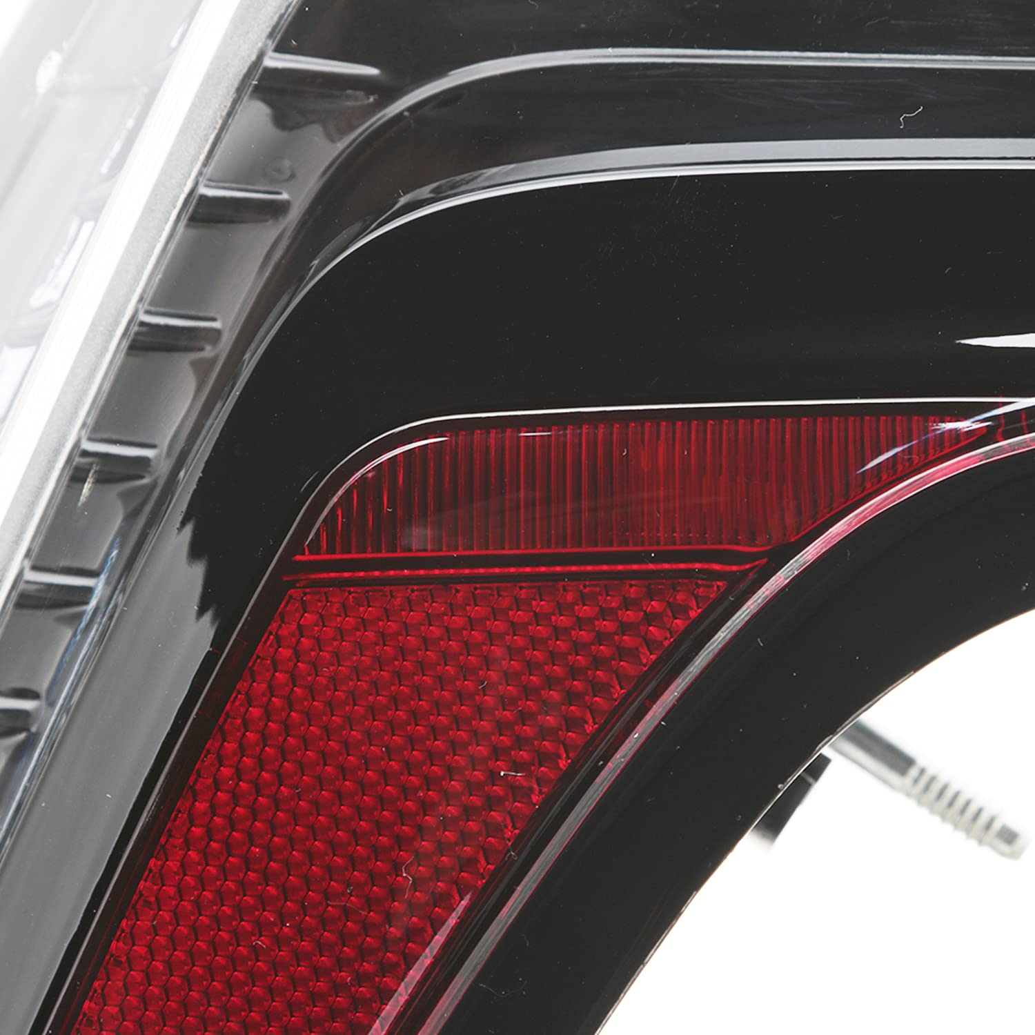 AKKON Full LED Tail Lights for 2017-2019 Cadillac XT5 - Euro Black OE Style Left Driver Side Assembly (Sport Package Compatible) | Perfect Upgrade for Night Driving & Enhanced Visibility
