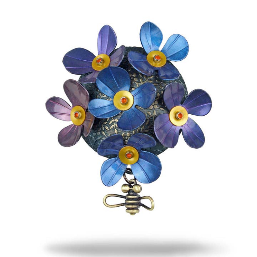 Chickenscratch Bloom Brooch & Pendant - Elegant Floral Jewelry for Women | Perfect for Weddings, Parties & Everyday Wear
