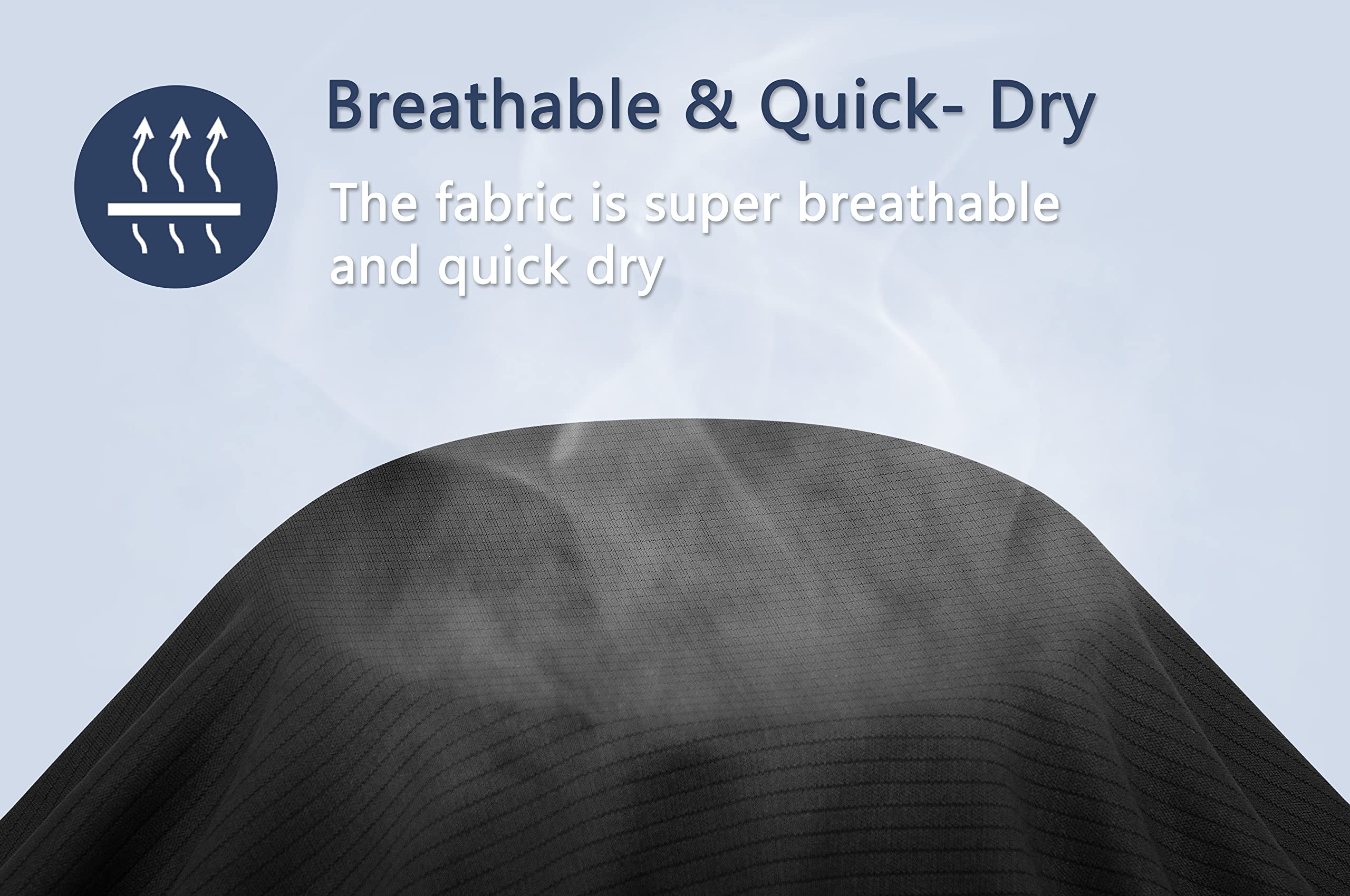 TAPULCO Men's Quick Dry Quarter Zip Performance Shirt - Modern Printed Athletic Pullover for Casual Sports & Outdoor Hiking | Moisture-Wicking Tee for Gym, Running & Adventure Activities