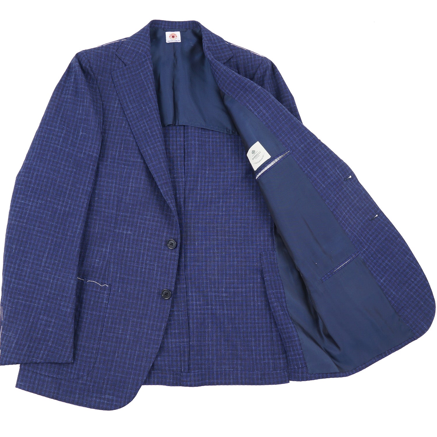 Luigi Borrelli Premium Wool Silk Linen Blend Sport Coat for Men | Elegant Business & Casual Blazer | Perfect for Office, Weddings & Formal Events