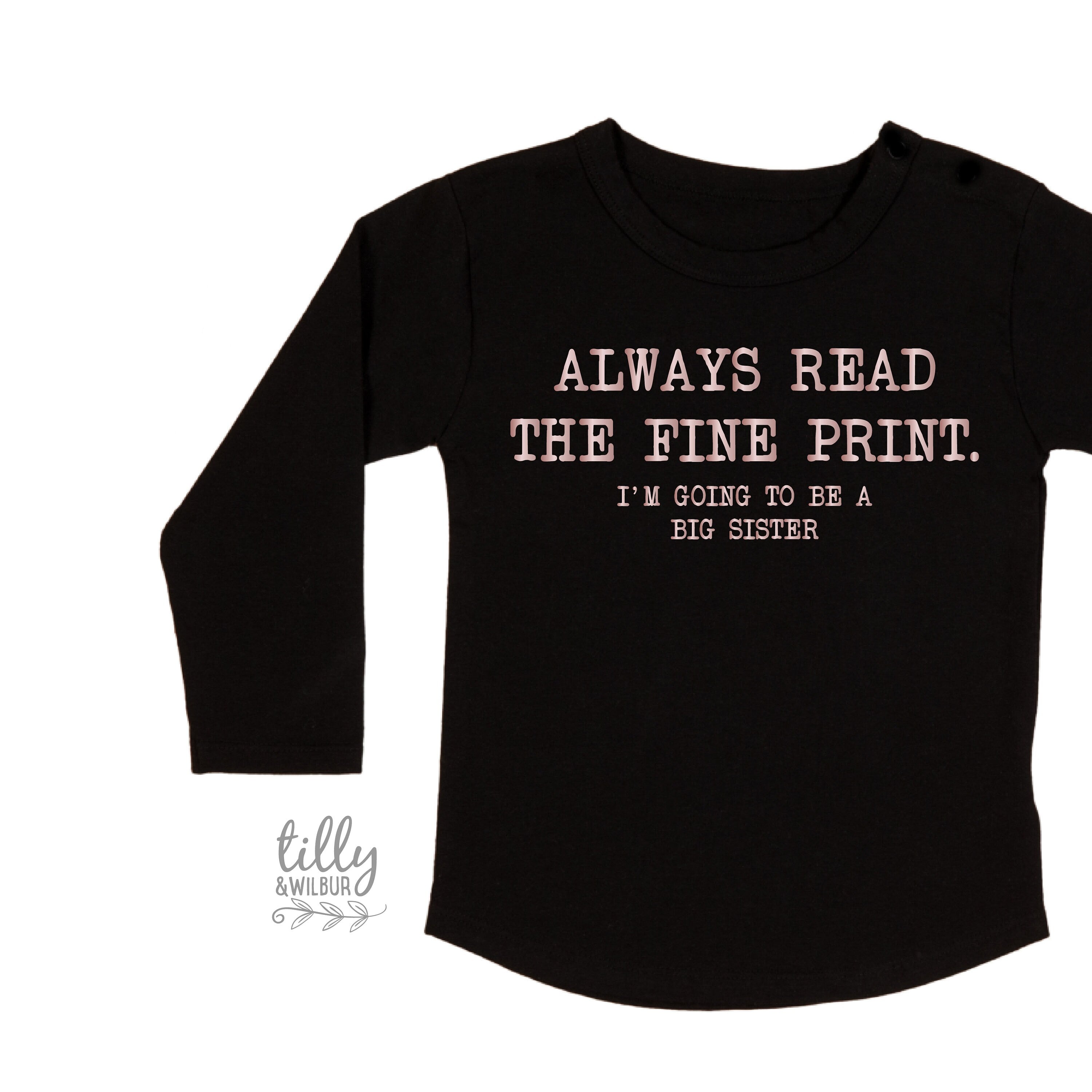 Big Sister T-Shirt - Comfortable & Stylish Sibling Gift for Women & Girls - Perfect for Family Events, Birthdays & Matching Outfits