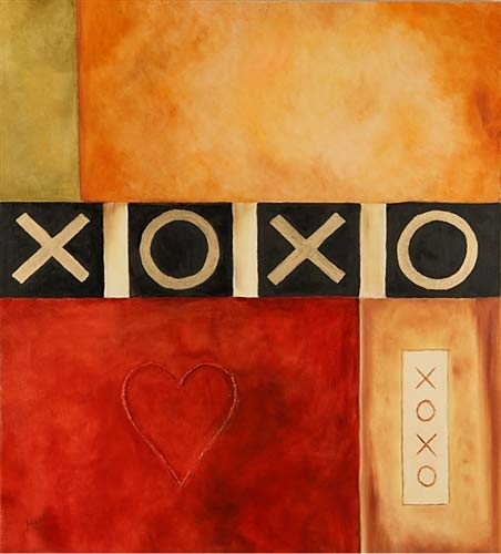 XOXO Magnetic Dishwasher Cover - Reusable 23.5”x26” Decorative Panel Decal for Kitchen Décor | Perfect for Home, Apartment & RV Dishwasher Front Panel Upgrade