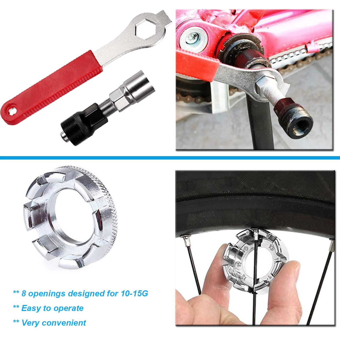 Portable Bike Repair Kit - All-in-One Bicycle Maintenance Tool with Tire Pump, Patches & Inflator | Compact Emergency Toolkit for Camping, Travel & Roadside Safety | Essential Cycling Gear for Mountain & Commuter Bikes