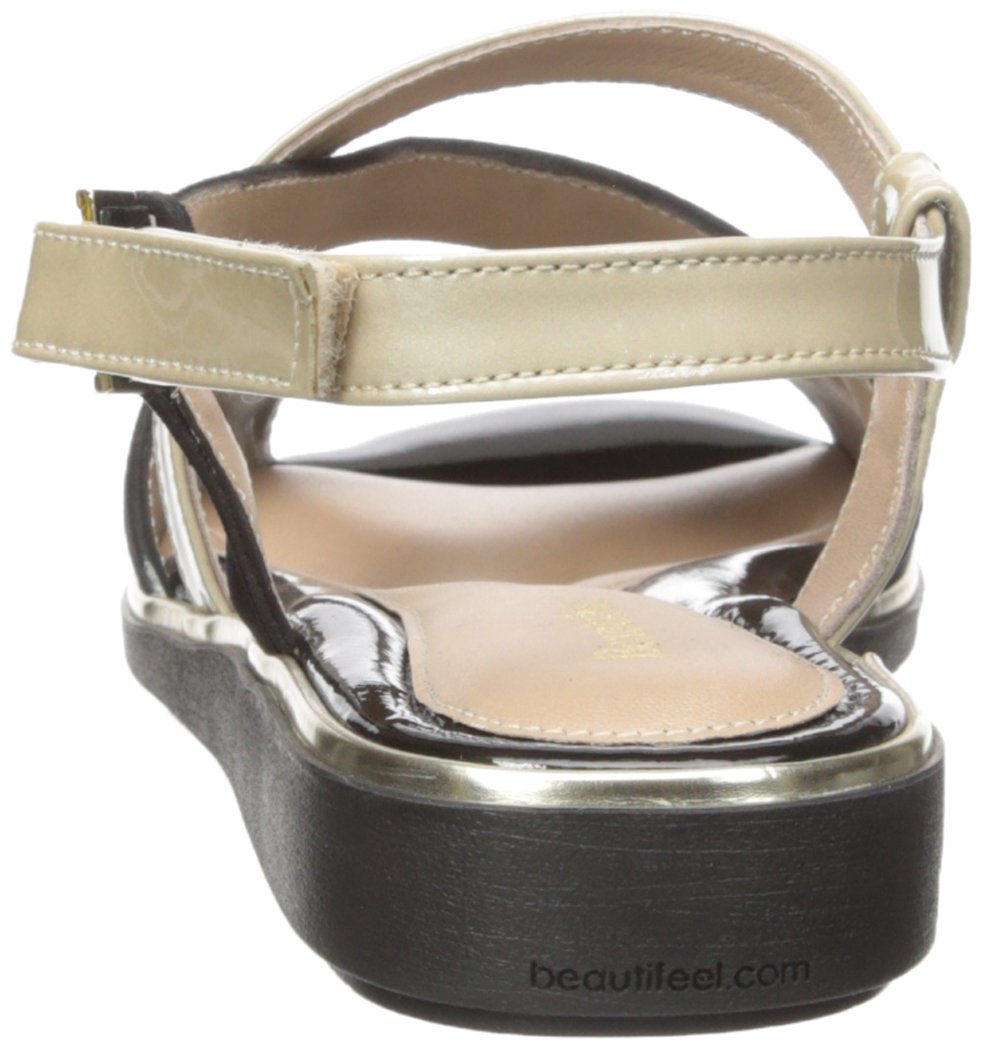 Beautifeel Women's Lago Comfortable Dress Sandals - Elegant Summer Wedge Heel Shoes for Weddings, Parties & Beach Vacations