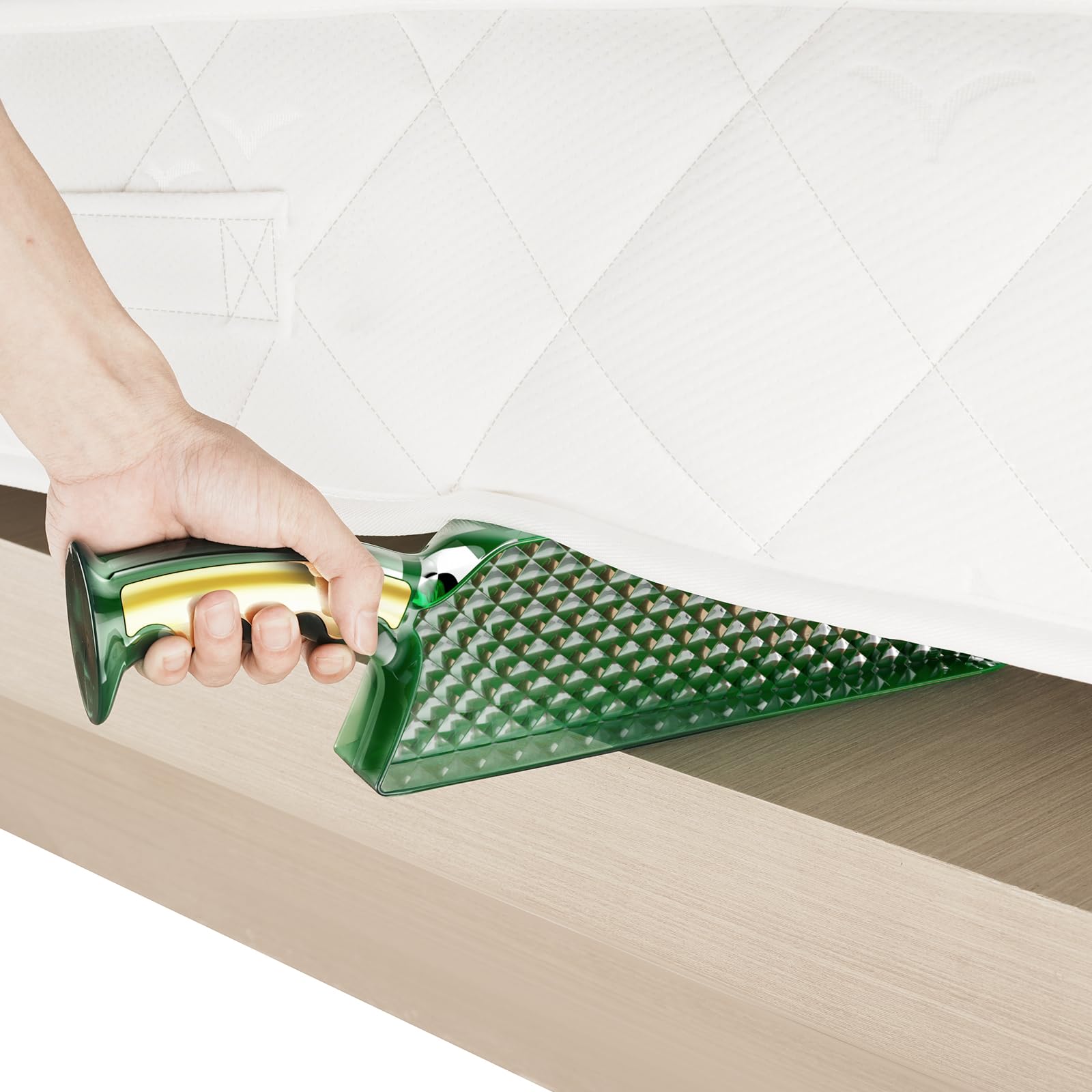 **Mattress Lifter Wedge - Bed Maker Tool for Changing Sheets Easily, Mattress Riser for Bed Making, Helps Lift & Hold Mattress to Reduce Back Pain (1 Piece) - Perfect for Elderly, Caregivers & Home Use**