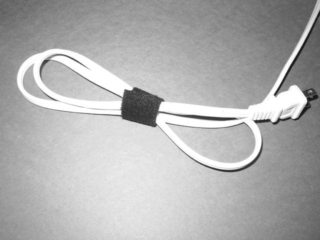 3/4 Inch Black Velcro Tie Wrap - Sold Per Foot - Perfect for Cable Management, DIY Projects, and Home Organization