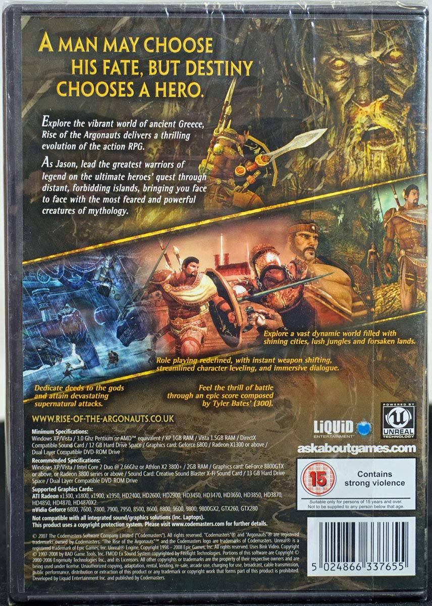 Rise of the Argonauts - PC Game | Action RPG Adventure Based on Greek Mythology | Perfect for Fans of Epic Storytelling and Ancient Greek Legends